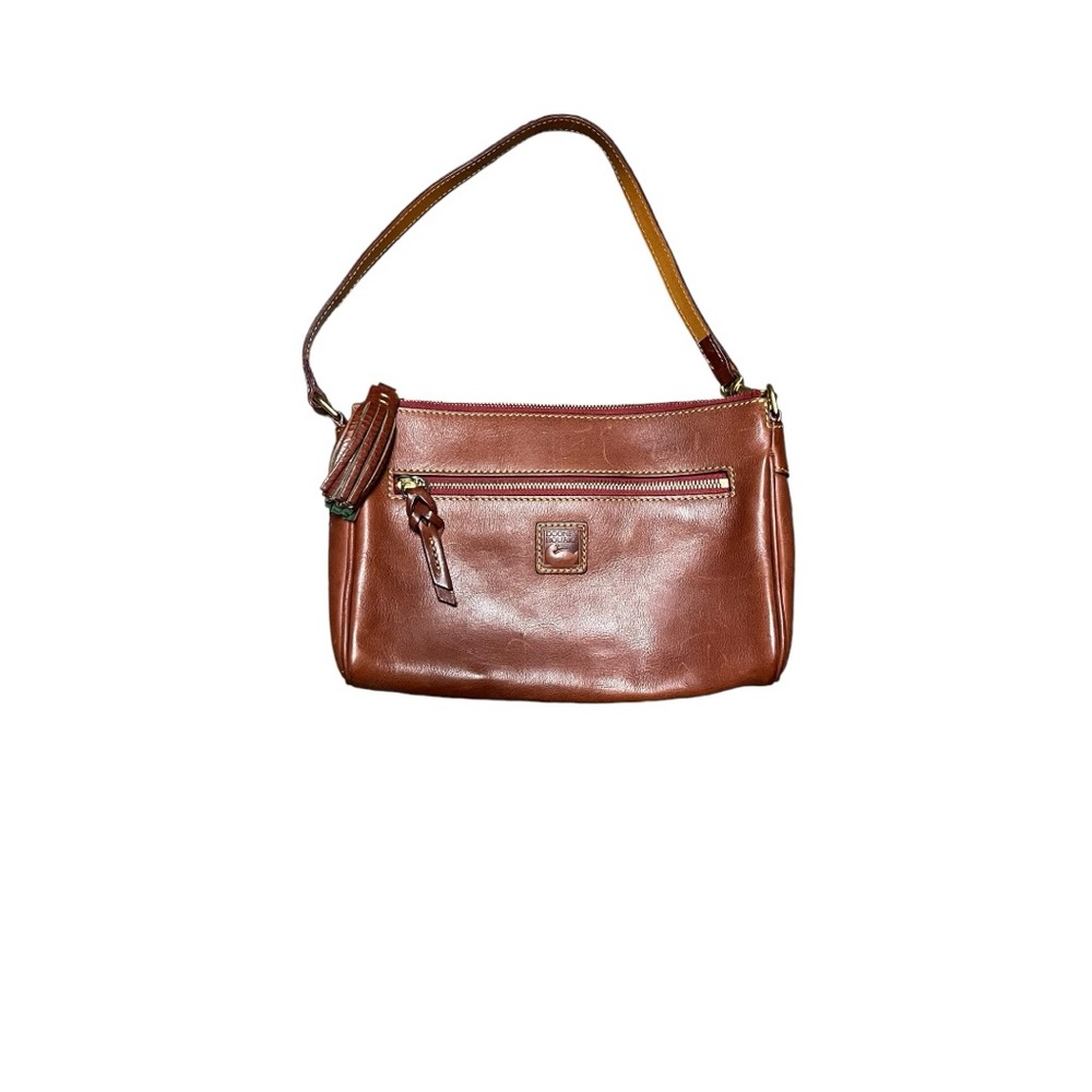 Dooney & Bourke Florentine Pocket leather shoulder bag color natural